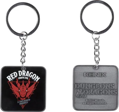 Image de Porte-clés Dungeons & Dragons « Dragon rouge »