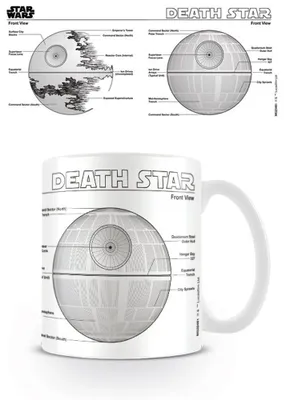 Produktbild von Star Wars - Death Star Sketch - Keramik Tasse - Größe Ø8,5 H9,5cm