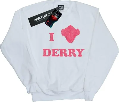 Produktbild von It Chapter 2 - "Derry" Sweatshirt für Herren BI47477 (S) (Weiß)