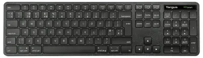 Produktbild von Targus EcoSmart AKB873NO, Volle Größe (100%), Kabellos, RF Wireless + Bluetooth, QWERTY, Schwarz