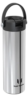Immagine prodotto di Borraccia in acciaio inossidabile Sparrow, capacità 750 ml, thermos con coperchio e cannuccia