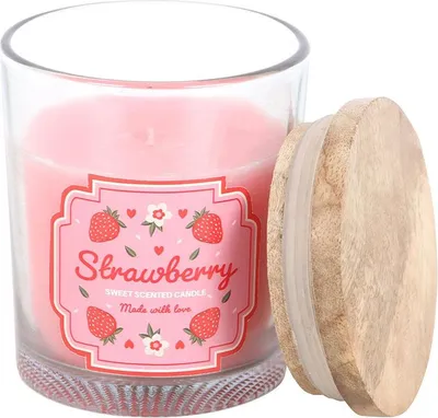 Image de Something Different - Bougie parfumée, Fraise SD10111 (taille unique) (Rose)