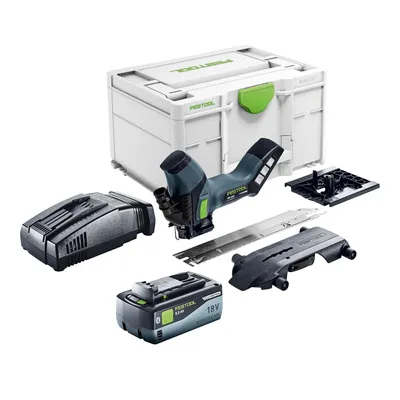Produktbild von Festool ISC 240 EB-Basic Akku Dämmstoffsäge 18 V 240 mm + 1x Akku 8,0 Ah + Schnellladegerät + Systainer