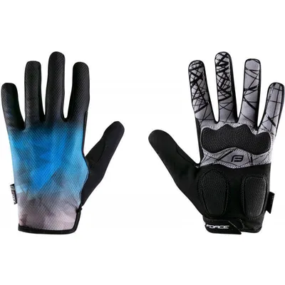 Produktbild von Handschuhe FORCE MTB CORE blau +15 °C plus : Größe - XL Größe: XL