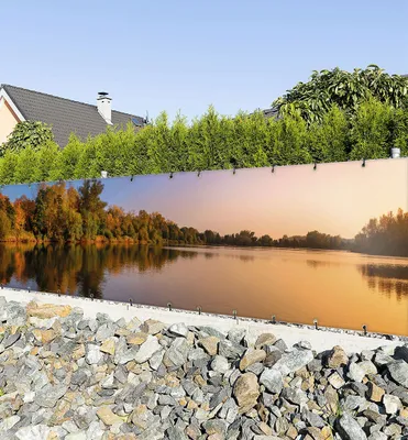Produktbild von Zaunbanner See 01 Sichtschutz Garten Zaun