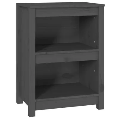 Obrázek produktu pro vidaXL Regál na knihy Grey 50x35x68 cm Masivní borovicové dřevo