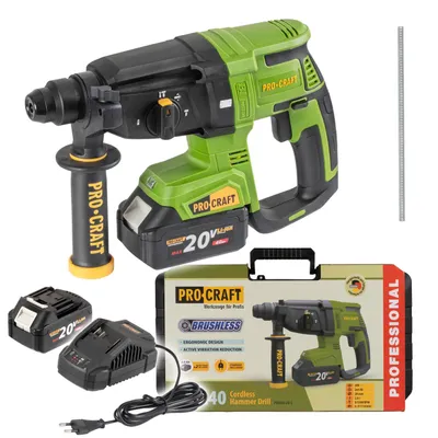 Obrázek produktu pro Aku vrtací kladivo Procraft PHA40