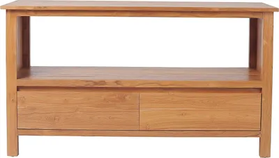 Produktbild von Waschbeckenschrank aus Teakholz - 135 cm - KETAPANG