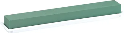 Produktbild von OASIS® Nass Steckschwamm Rechteckig Ailyn für Gestecke, in Papercompound Schale, grün-weiß, 48x9x5cm - Nasssteckschaum