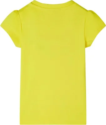 Productafbeelding van vidaXL Kinder T-shirt met vleugelmouwen, felgeel, maat 140