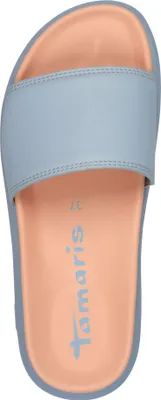 Produktbild von Tamaris Damen Pantolette mit Plateausohle und losen Einlagen 1-27511-44, Größe:42 EU, Farbe:Blau