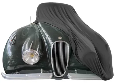 Image de Housse de voiture intérieure adaptée à Jaguar XK120 Noir NEU Bâche de