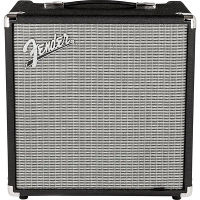 Obrázek produktu pro Fender Rumble 25, 1.0 kanály/kanálů, 25 W, 8 ohm, Kabel, 6,3 mm, Černá, Stříbrná