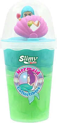 Productafbeelding van Mermaid collectible slimy slime - 155 g - Veilig speelplezier voor kinderen met slijm - Speelgoed vanaf 5 jaar