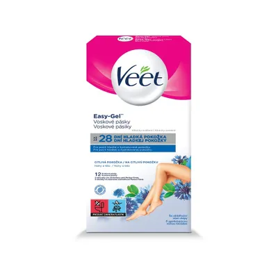 Zdjęcie produktu dla Veet 5900627027259, Pasek do depilacji, Intymne części ciała, Skóra wrażliwa, 12 szt.
