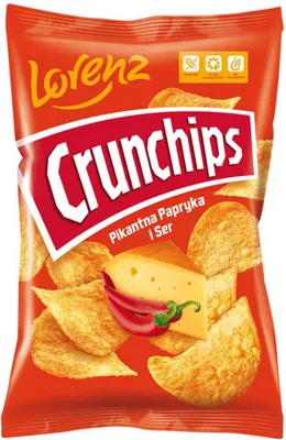 Zdjęcie produktu dla Crunchips Pikantna Papryka & Ser 140g