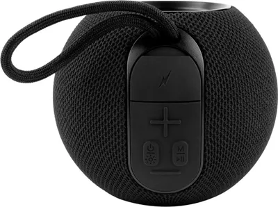 Image de PARTY, enceinte Bluetooth TWS 5.3 15 W LED Party Ball ronde, noire