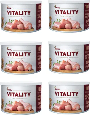 Obrázek produktu pro Akinu VITALITY Kuře jemně krájené konzerva pro psy 6 x 200 g