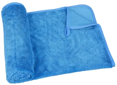 Produktbild von MAYOUTH Mikrofasertücher für Autopflege und Motorrad Auto Trockentuch 600 GSM Ultra Saugfähig Reinigungstücher Mikrofaser Auto-Waschtuch kratzfrei & fusselfrei mit Aufhängehaken (Blaux1, 60x90cm)