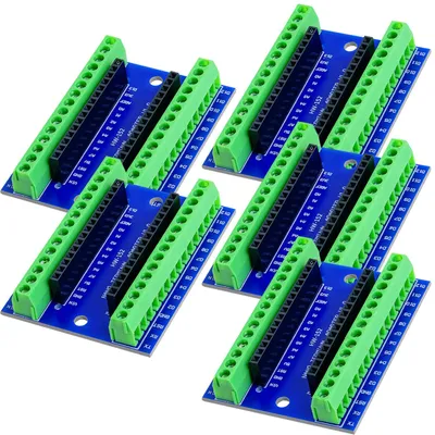 Produktbild von AZ-Delivery Weiteres Zubehör Terminal Adapter Board mit Schraubklemmen kompatibel mit Nano V3 und Arduino, 5x Set