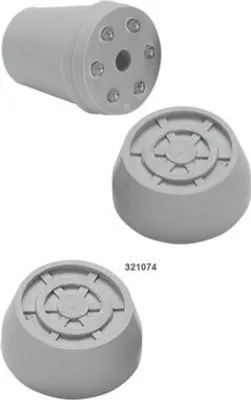 Produktbild von Krückenkapsel mit Spikes 18mmgrau(Ossenberg)