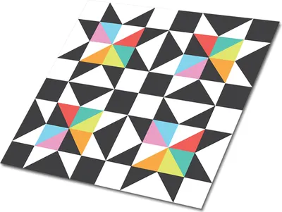 Produktbild von Selbstklebende Platten 30x30 cm Wandpaneele 9 Stück im Set Wanddeko - Geometrisches Muster