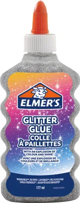 Produktbild von Elmer's Glitzerkleber | silber | auswaschbar & kinderfreundlich | 177 ml