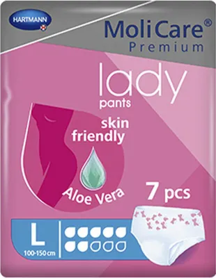 Immagine prodotto di MoliCare® Premium Lady Pants pantaloni per incontinenza forza assorbente 7 gocce L