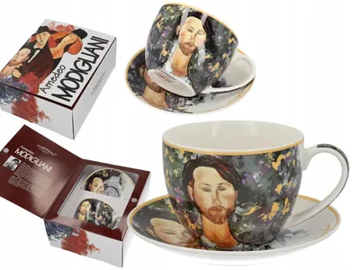 Image de Carmani Tasse et Soucoupe A Modigliani Porcelaine