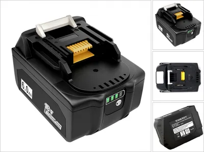 Produktbild von Für Makita BL1850B Li-Ion Akku LXT 18V 6,0 Ah ( 197280-8 / 632f15-1 ) mit LED Anzeige - Nachfolger von 196672-8