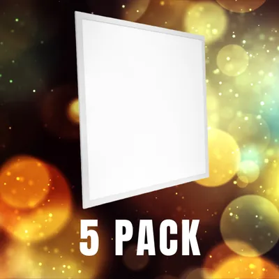 Obrázek produktu pro Solight Bílý podhledový LED panel 600 x 600mm 40W 90lm/W, BALENÍ 5 KUSŮ WO20-W/5PACK