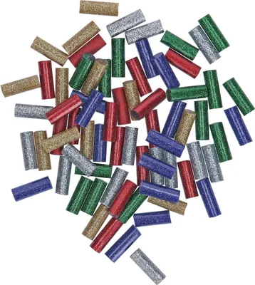 Produktbild von Gluey-Klebesticks, Glitzer-Mix, Ø 7mm x 20mm, Kleber