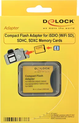 Immagine prodotto di Adattatore DELOCK Compact Flash -> SDHC
