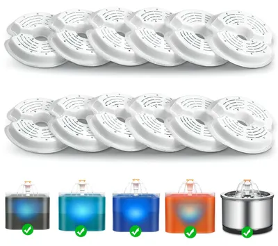 Produktbild von Solidchoice – Set mit 12 Filtern für Katzenbrunnen, mit Aktivkohle