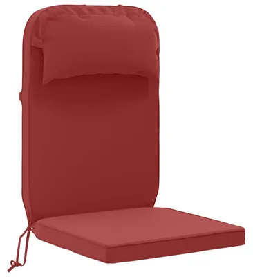Image de Coussin de chaise Adirondack 100 % polyester Bordeaux