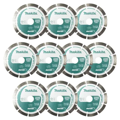 Obrázok produktu pre Makita 10x diamantový rezný kotúč Diamak 125 x 22,23 mm ( 10x D-80086 )