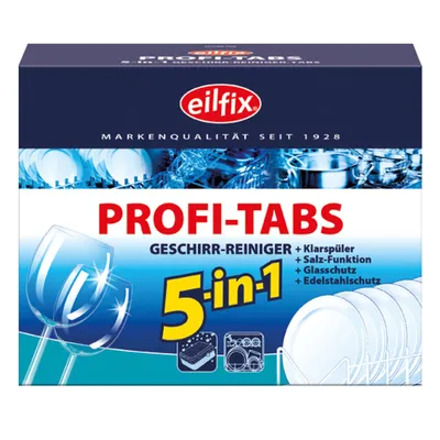 Produktbild von Eilfix Profi- Spülmaschinentabs, 2-Phasen, 60 Tabs