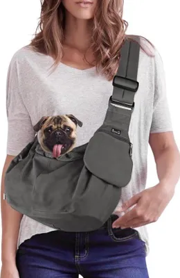 Immagine prodotto di Borsa trasportino per cani Famanu, comoda borsa trasportino con tracolla regolabile, ideale per cani e gatti di piccola taglia