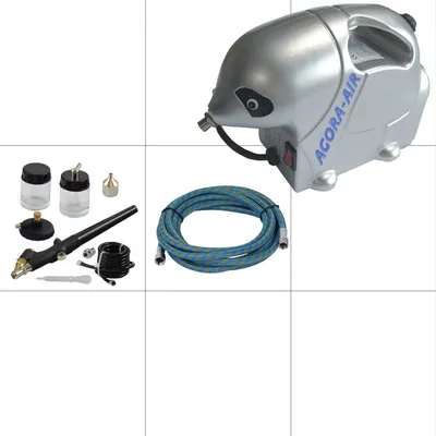 Produktbild von Agora-Tec® Airbrush Komplett-Set STARTER I
