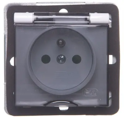 Obrázok produktu pre Ospel GPH-1YZP/m/00/d, Biela, IP44, 16 A, 71 mm, 44 mm, 71 mm