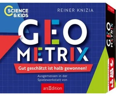 Produktbild von Geometrix Kartenspiel: Familienspiel zum Schätzen geometrischer Flächen und Formen