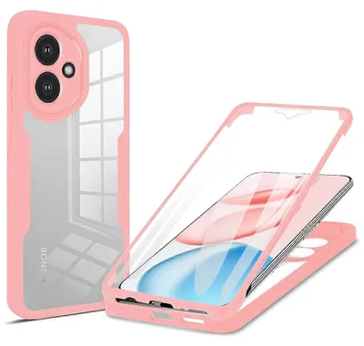 Produktbild von Techsuit - ColorVerse 360 Series Hülle + Schutzglas für Honor 400 - rosa