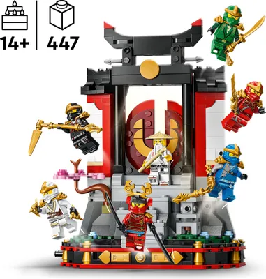 Produktbild von LEGO NINJAGO 15-jähriges Jubiläum: Ninja-Charaktere zum Ausstellen - Kloster Spielzeug mit 8 sammelbaren Minifiguren & Schwertern - Kreatives Geschenk für Jungen ab 14 Jahren & erwachsene Fans - 71866
