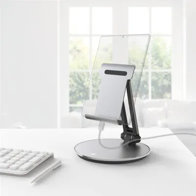Zdjęcie produktu dla Hama 00210585, Tablet/UMPC, Uchwyt pasywny, Biurko, Srebrny