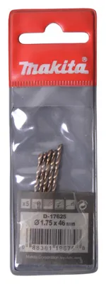 Zdjęcie produktu dla Makita Bohrer HSS-CO 1.75x46mm 5Stk D-17625