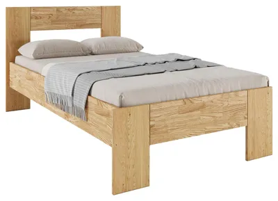 Produktbild von home24 Massivholzbett - Wildeiche massiv