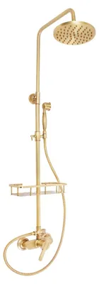 Produktbild von Duscharmatur - Duschset - Regendusche - Thermostatarmatur - Mischarmatur - Material: Messing