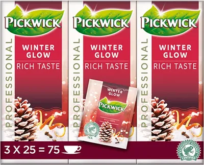 Produktbild von Pickwick - Professional Winterglow - 3x 25 Teebeutel