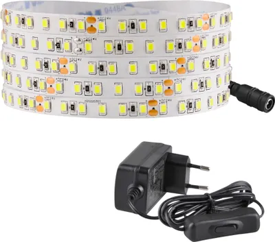 Obrázok produktu pre Sada LED pásov 24V 3m IP20 6500K napájanie, vypínač 319173 Polux