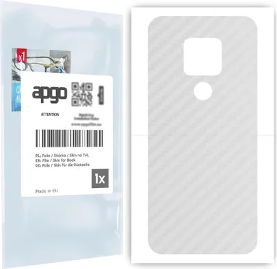 Produktbild von apgo Rückseite Schutzfolie für Cubot P30 -  Hinten Schutzfolie Carbon Transparent (durchsichtig), Rückseite Folie schützt vor Kratzern und Fingerabdrücken